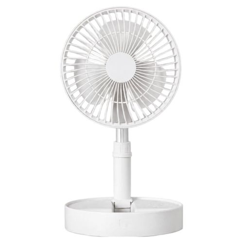 무선선풍기 휴대가능 완전접이식 태양광충전가능 전기충전가능 KC인증 길이조절,태양열선풍기,태양광충전, 화이트, 단일상품