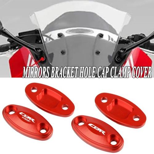 혼다 오토바이 백미러베이스 커버 CBR650R CBR R 용 앞 유리 드라이브 제거기 미러 홀