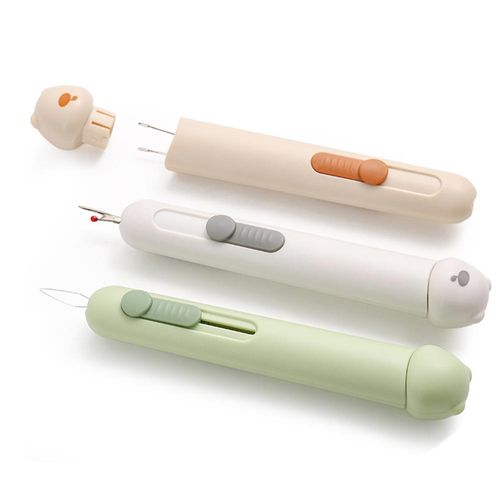 코너팩토리 실꿰기 키트 바느질 실밥 제거, 1개, 브라운