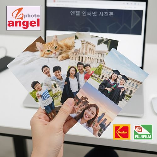 엔젤사진관 스마트폰 고해상도 사진인화, 200개, 4X6