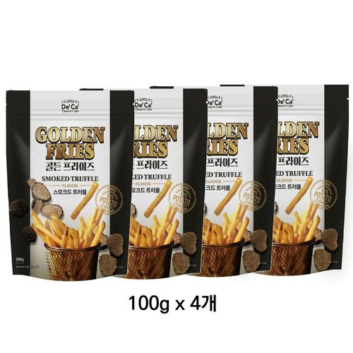 De'Ca' 골든 프라이즈 스모크드트러플 100g (감자원물 93%), 4개, 100g