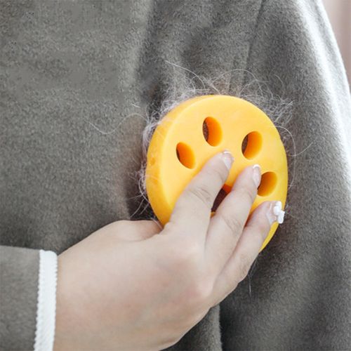 LK부사점 먼지제거볼 흡착 실리콘 5p세트 오렌지 원형 실리콘 빨래볼