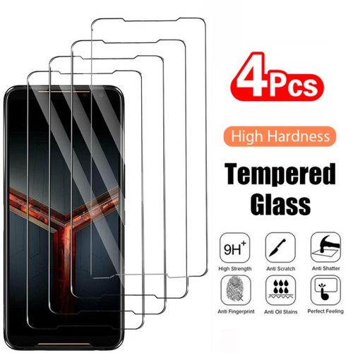 Asus Zenfone 8 9 ROG Phone 7 6 Pro 5 3 Strix 2 2.5D 9H 보호용 투명 스크린 보호 필름 용 4PCS 강화 유