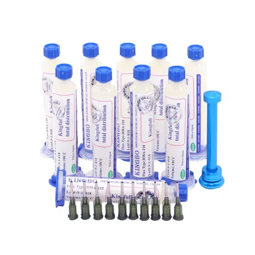 10pcs/20pcs KINGBO 오리지널 RMA-218 무 세척 BGA Reballing 솔더 볼 수리 납땜 고품질 플럭스 페이스트
