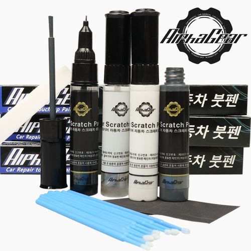 포드 레인저 븟펜 UH 턱시도블랙 페인트 셀프 도색 복원 자동차 페인트, 레인저 UH 턱시도블랙+4종구성품, 1세트