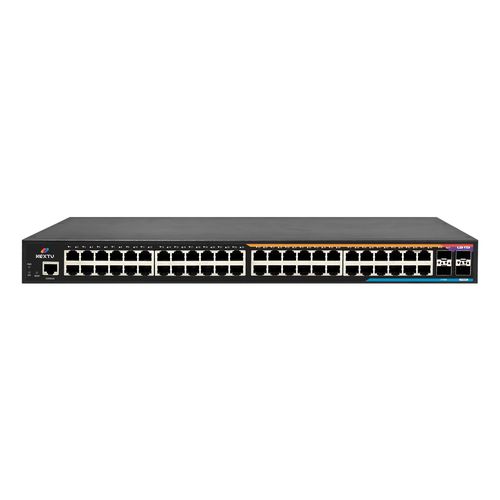 넥스트유 스마릴 2.5G 48포트 25G 4xSFP28 L3 매니지먼트 스위칭허브