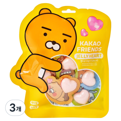 카카오프렌즈 젤리 하트