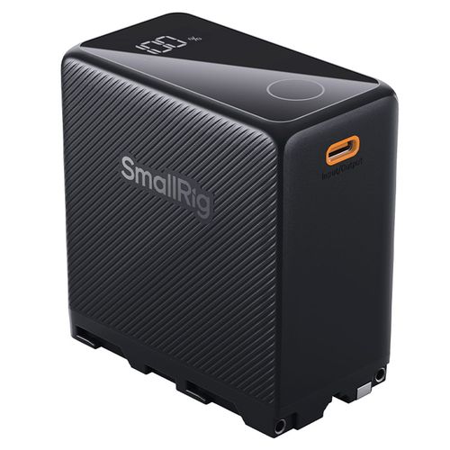 스몰리그 NP-F970 USB C 충전식 배터리, 4469(블랙), 1개