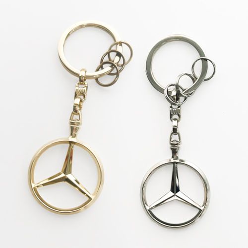 벤츠 스타 로고 브뤼셀 키링 순정 컬렉션 실버 골드 B66957516 B66953741, SILVER, B6 695 7516