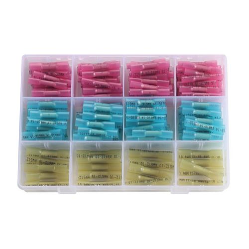 JEKYU 방수PG슬리브200pcs 열수축 압착슬리브 절연 커넥터 전선연결 배선 터미널 커넥터 단자, 1세트