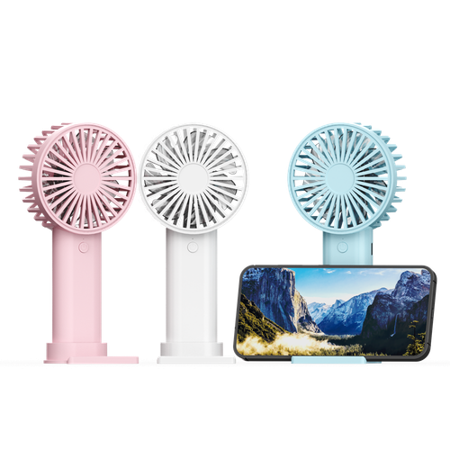스마티 대용량 2500mAh 무선 미니 핸디 휴대용 손선풍기, C타입 충전식 탁상용, 화이트, 단일상품