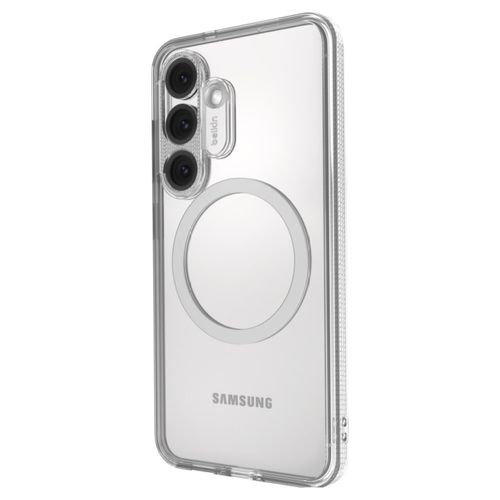 벨킨 Qi2 마그네틱 휴대폰 케이스 MSB002fqCL, 투명, 갤럭시 S25+