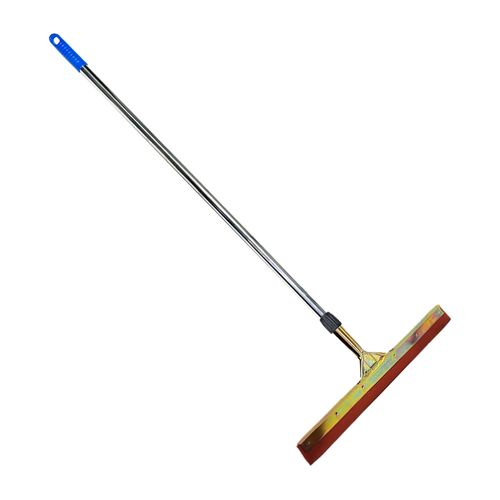월드크린 고무밀대 레드 45cm + 스텐봉 120cm 원터치홀더 세트, 1세트, 45 x 120 cm