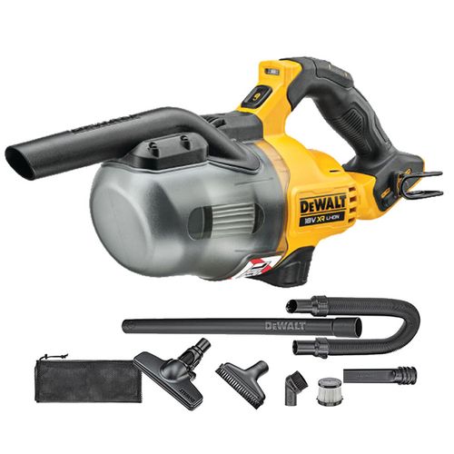 DEWALT 디월트정품 DCV501LN 20V MAX 충전 스틱 청소기 베어툴 본체만 DCV501 현장용 HEPA 필터, 노랑, DCV501LN