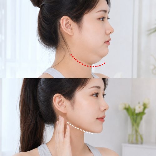 라인밤 슬리밍 멀티밤 페이스라인 이중턱 투턱 마사지 지흡 스틱