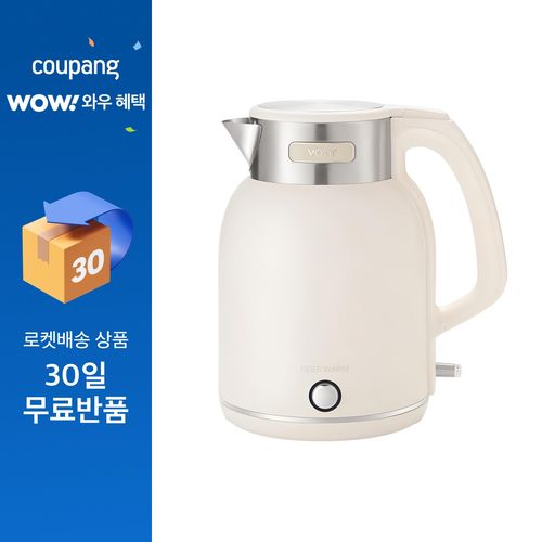 보아르 다이닝 올 스텐 무선 전기포트 2L 대용량 보온 커피포트, VPT-008IV