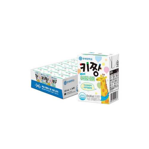 연세우유 키짱 유산균 음료, 125ml, 6개