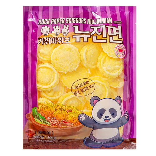 천미방 중국식품 가위바위보 뉴진면, 20개, 500g