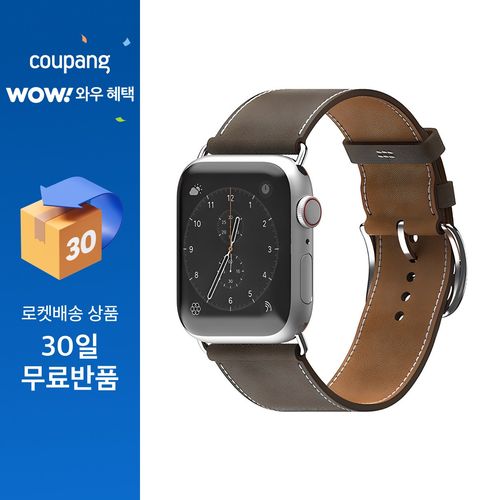 신지모루 애플워치 싱글투어 가죽 레더 밴드 스트랩, 에토프, 애플워치 1 / 2 / 3(38mm), 4 / 5 / 6 / SE2 / SE(40mm), 7 / 8(41mm)