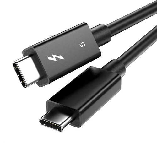 SKY 썬더볼트 5 / 8K / 120Gb / 240W C to C 케이블 / 맥북지원, 1개, 1.5m, 블랙