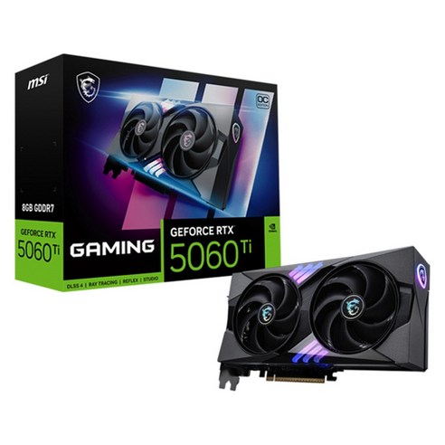 MSI 지포스 RTX 5060 Ti 게이밍 OC D7 16GB 트윈프로져
