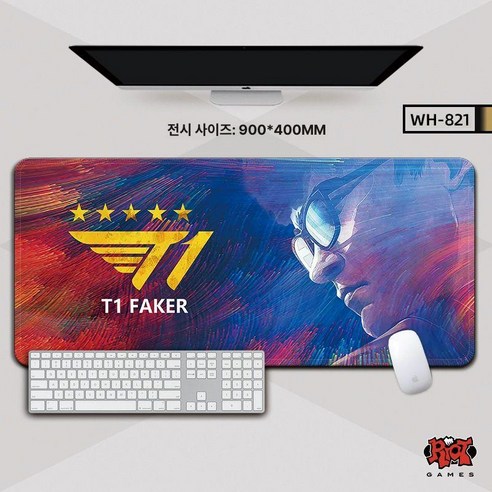LOL T1 시그니처 마우스패드 장패드 마우스장패드